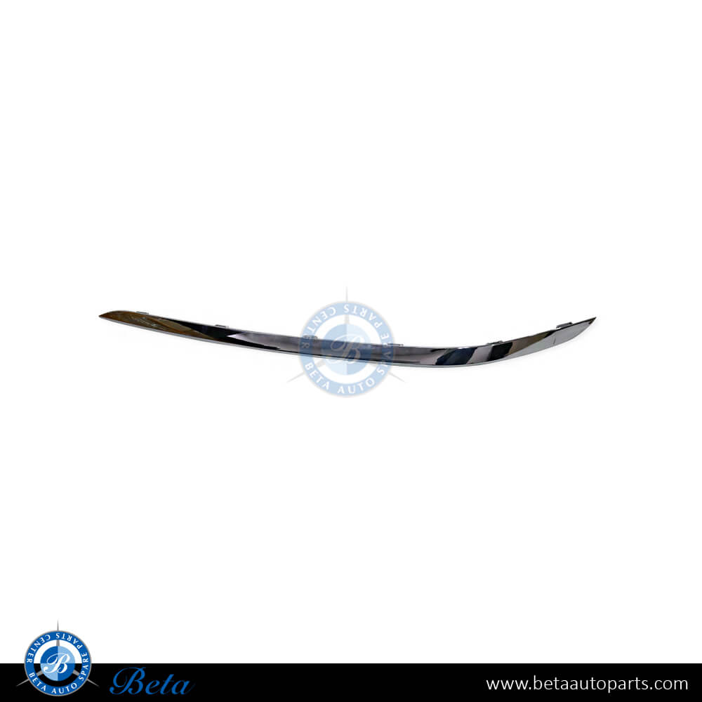 Left Side Fog Lamp Cover Lower Chrome Moulding for BMW 7 Series G11/G12 2016-2019 models, Part Number 51117362695 Left Side Fog Lamp Cover Lower Chrome Moulding for BMW 7 Series G11/G12 2016-2019 models, Part Number 51117362695